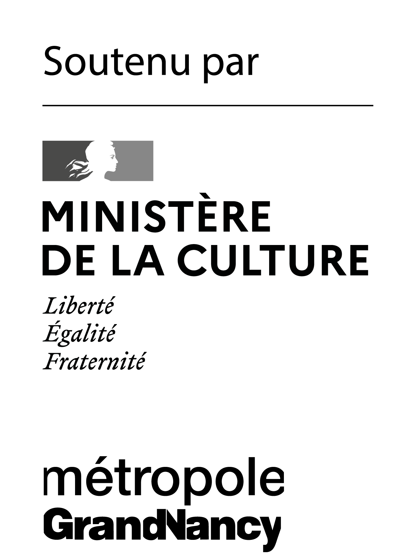Soutenu par le Ministère de la culture, Métropole du Grand Nancy